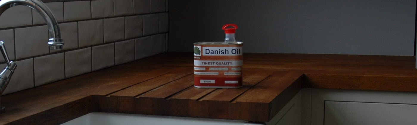 Danish Oil on worktop