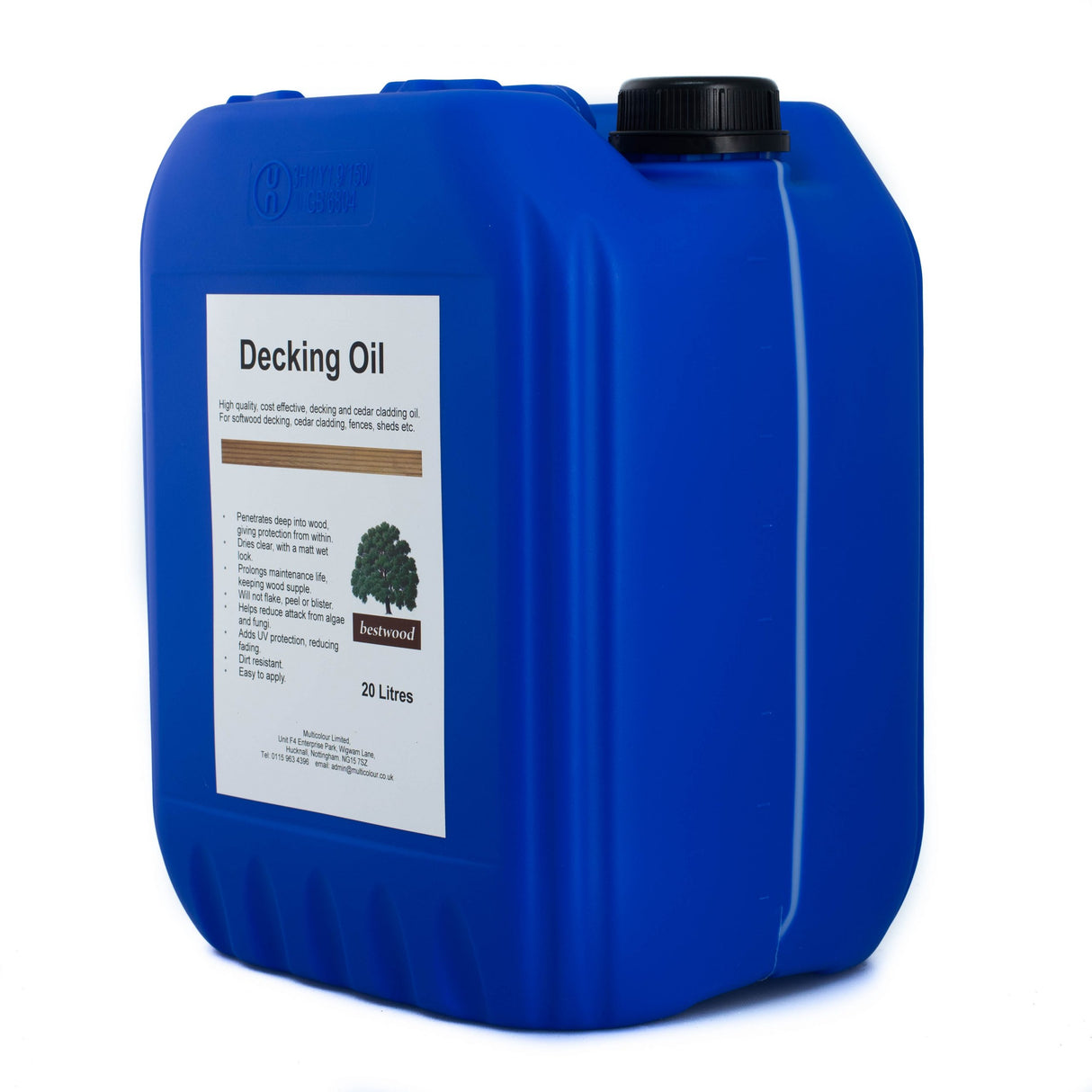 decking oil 20 litres from side
