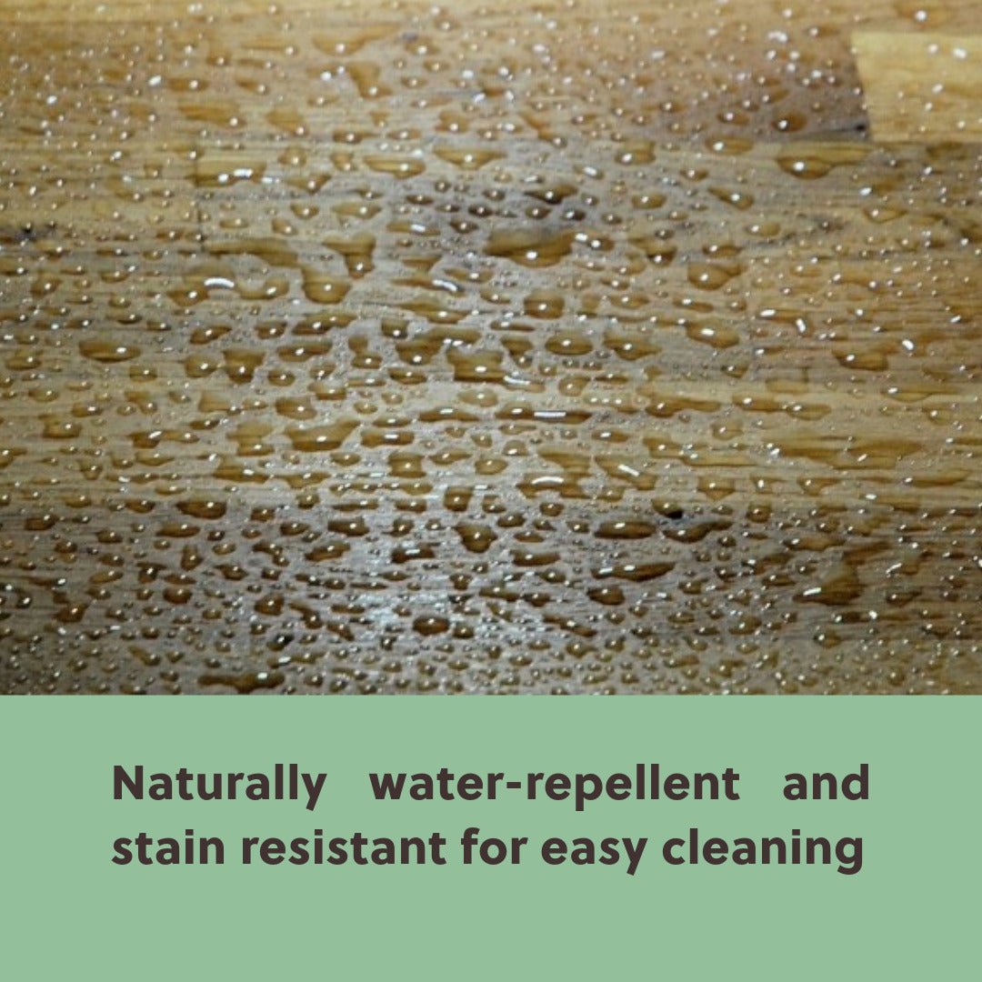 Water beading on Bestwood Danish Oil