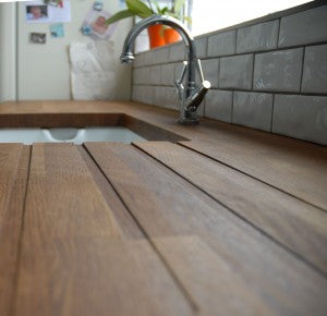 oiled kitchen worktop